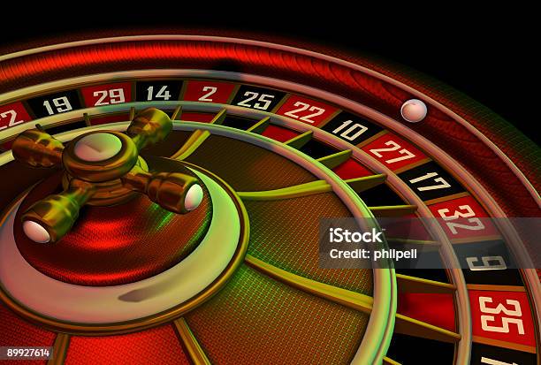 Roulette Im Casino Rad Freizeit Stockfoto und mehr Bilder von Computergrafiken - Computergrafiken, Digital generiert, Dreidimensional