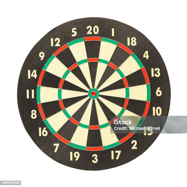 Dart Board Stock Photo - Download Image Now - Front View, Sports Target, Accuracy