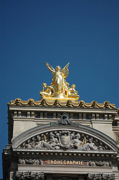 istock Angel statue on the Opera Garnier, Paris 89929519