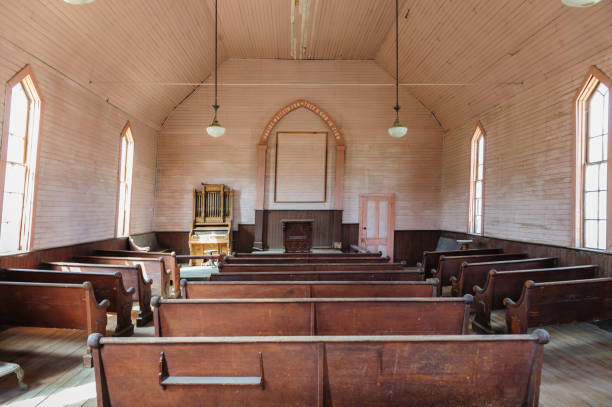 istock Interior of an Abandoned Church 899295870