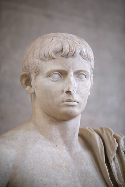 istock Ancient Roman statue of Lucius Caesar 89929731
