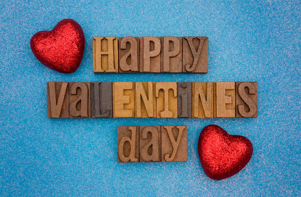 istock Valentines Themed Background on a Blue Glitter 899300692