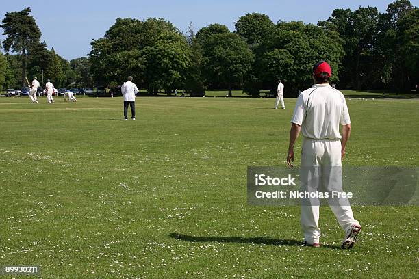 Cricket Game Stock Photo - Download Image Now - Fielder, Sport of Cricket, Cap - Hat