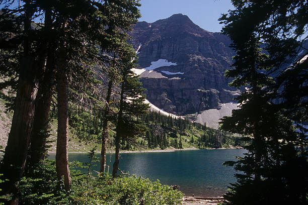 Crypt Lake stock photo