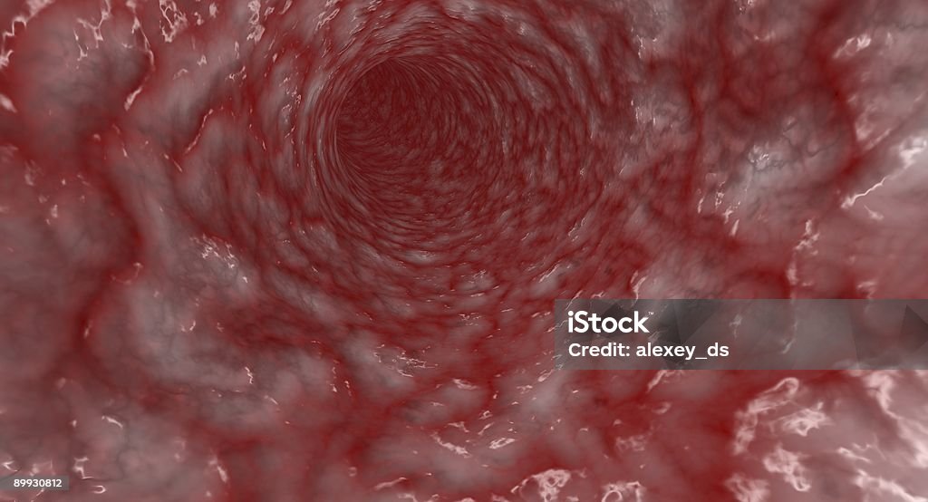 Artery 3d image Slimy Stock Photo