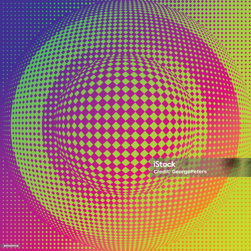 Disk Pattern Backgrounds Disk And Sphere With Checked Pattern Stock Illustration - Download ...