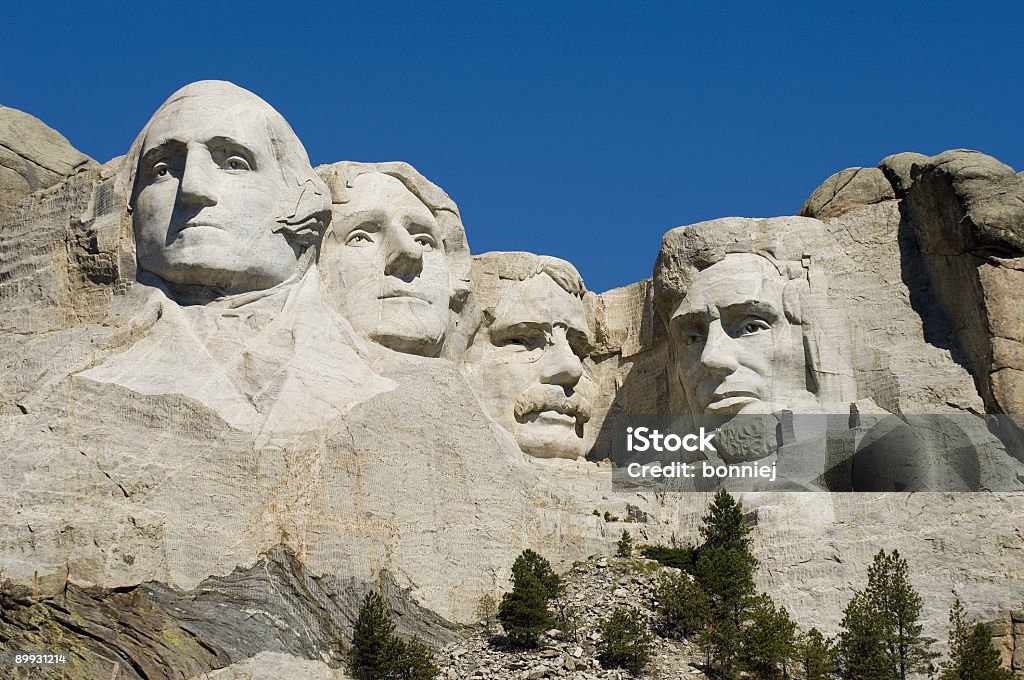 Monte Rushmore - Foto stock royalty-free di Monumento Nazionale del Monte Rushmore