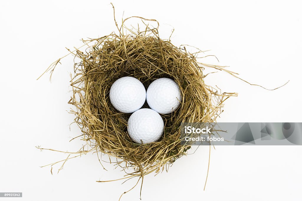 Bolas de golfe - Royalty-free Alvo Foto de stock