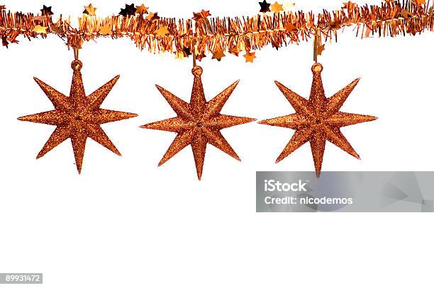 Navidad Star Ornamentos Foto de stock y más banco de imágenes de Adorno de navidad - Adorno de navidad, Aislado, Blanco - Color
