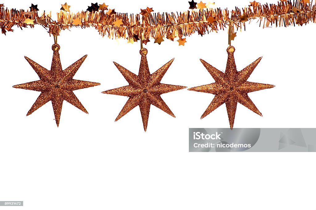 Enfeites natal estrelas - Foto de stock de Bola de Árvore de Natal royalty-free