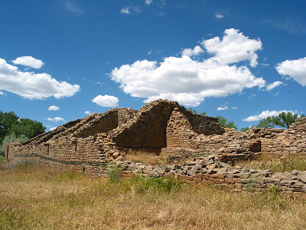 Aztec Ruins National Monument in New Mexico stock photo