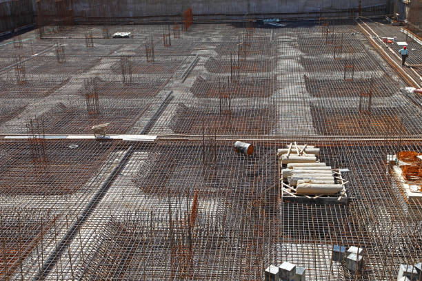 istock Urban construction buildings foundation 899317060
