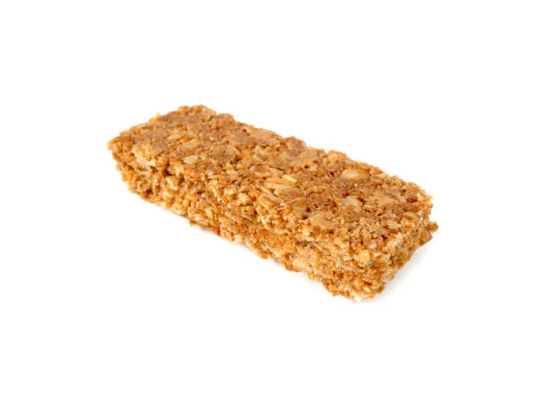 Cereal bars or flapjacks made from rolled oats