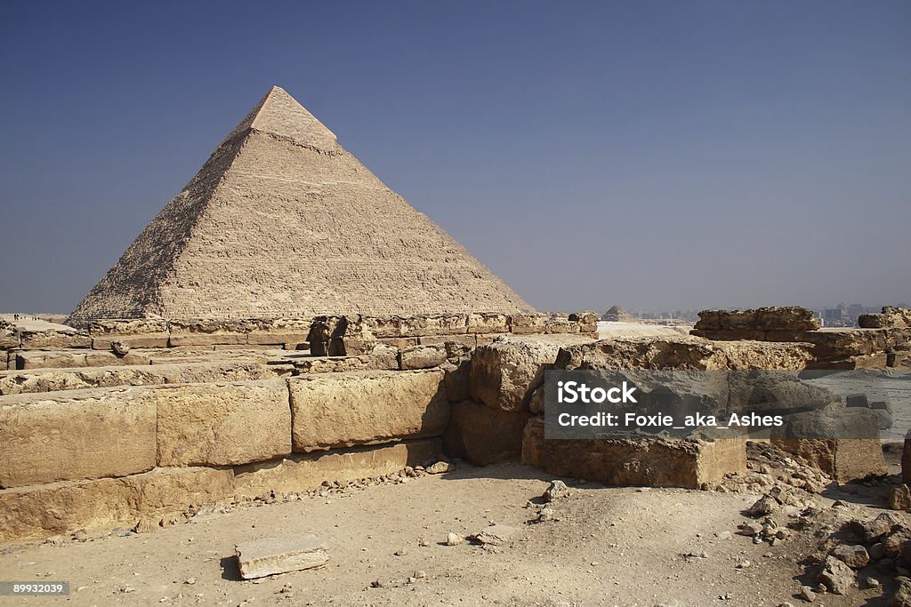 Die Pyramide in Ägypten - Lizenzfrei Afrika Stock-Foto