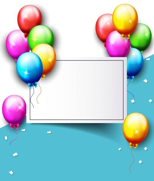 istock Balloons and confetti for parties birthday 899321550