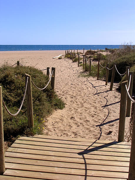 istock Wooden walkway to the beach 89932280