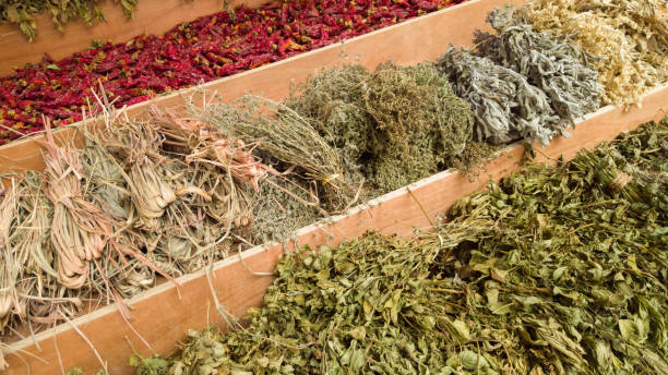 istock dried herbs for medicine or spice 899325008