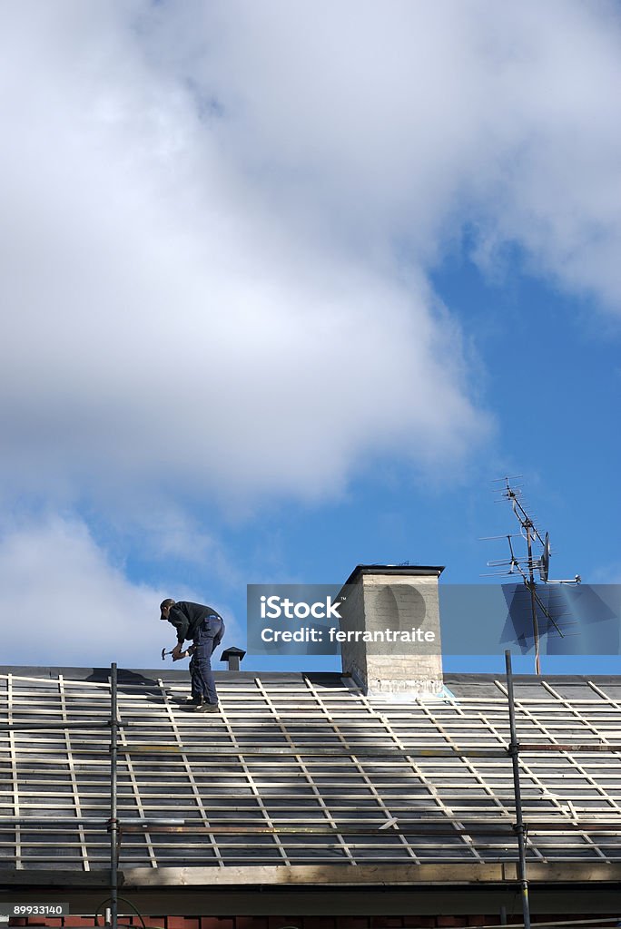 Builder - Royalty-free Antena de Televisão Foto de stock