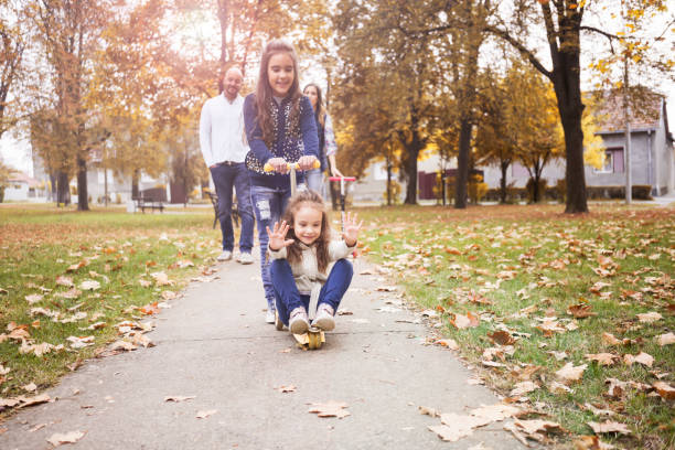 istock Family time at park 899333748