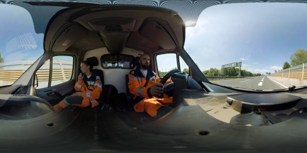 istock Ambulance doctors sitting in ambulance 899335086