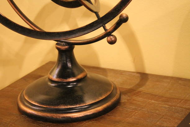 istock Vintage style steel globe 899351312