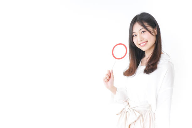 istock Young woman having ok sign 899351414