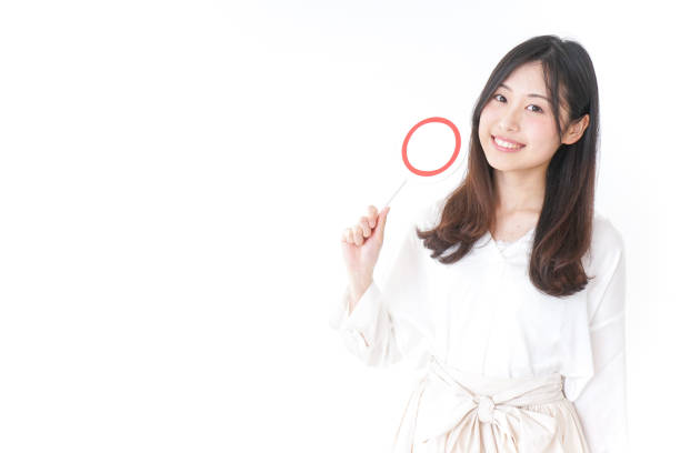 istock Young woman having ok sign 899351438