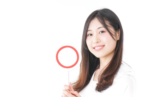 istock Young woman having ok sign 899351460
