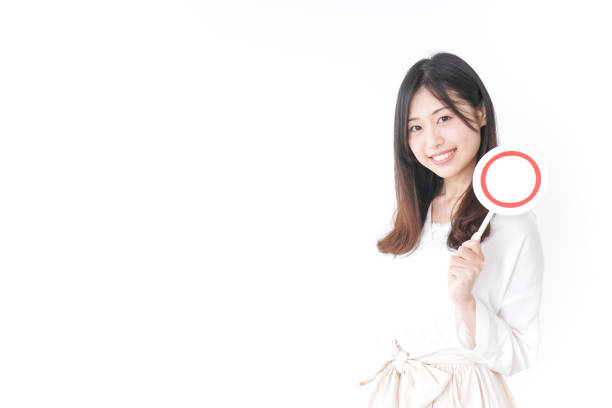 istock Young woman having ok sign 899351476