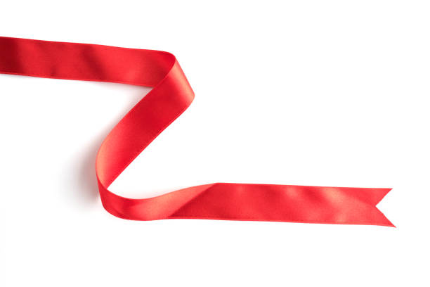 istock red bow ribbon satin texture isolated on white background 899362786