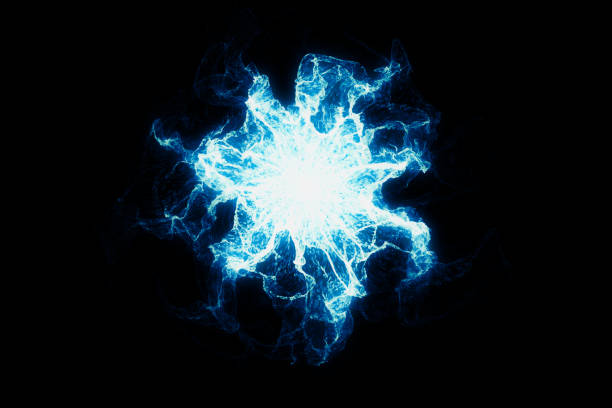 istock The blue flame special background, the shape of the burning 899372142