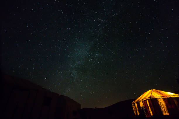 istock camping in sahara desert under stars in night 899373556