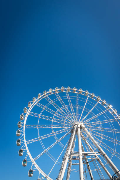 Malaga ferris wheel stock photo