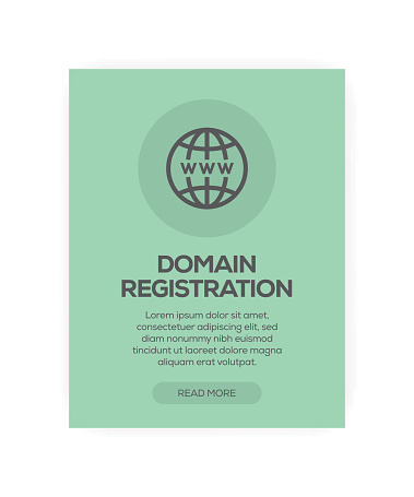 Domain Registration Concept