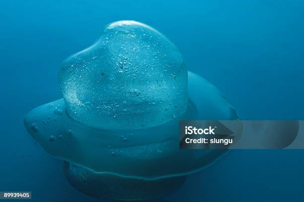 Melted Heart Stock Photo - Download Image Now - Animal Heart, Blue, Cold Temperature