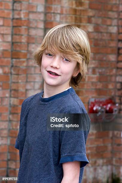 Smiling Boy Stock Photo - Download Image Now - Boys, Blond Hair, 12-13 Years