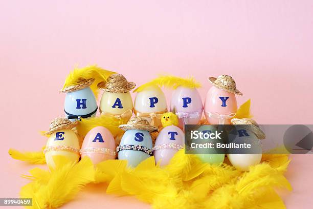 Happy Easter Stock Photo - Download Image Now - Animal, Animal Egg, Baby Chicken