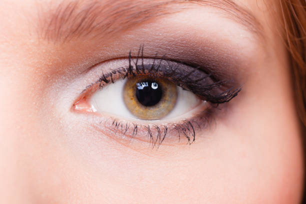 istock Glamorous woman with elegant eye make up. 899406274