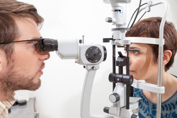 istock Eye Examination with the Slit Lamp 899406944