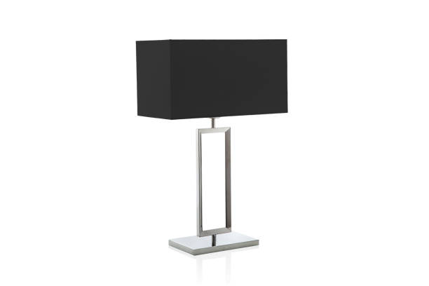 istock Modern table lamp with small black lampshade isolated 899407334