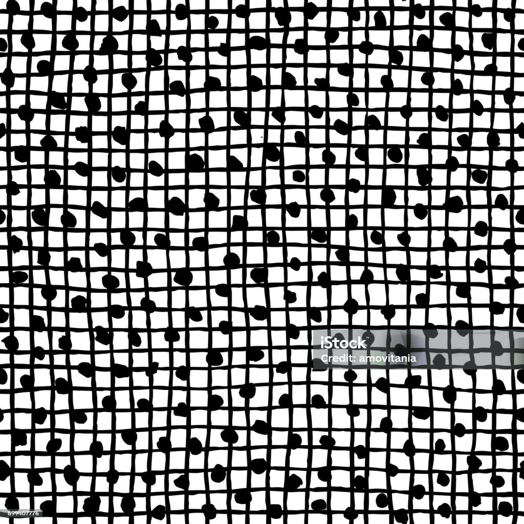 Irregular Checkered Pattern Stock Illustration - Download Image Now ...