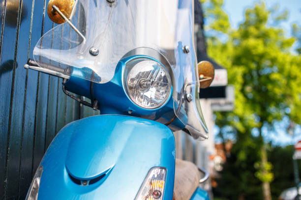 istock Modern scooted on the street. 899410734