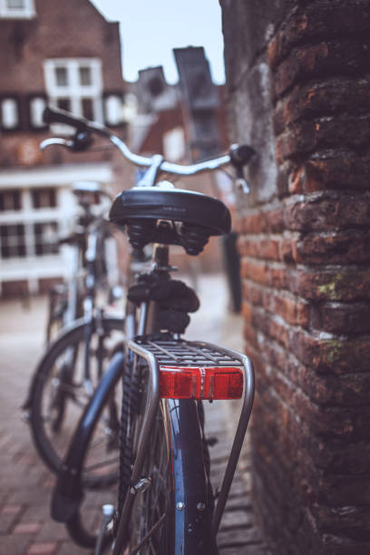 istock Bicycle on the street. 899415150