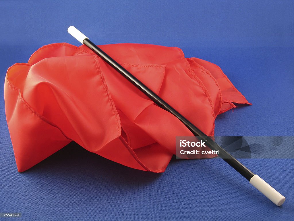 Magic Wand and Handkerchief  Handkerchief Stock Photo