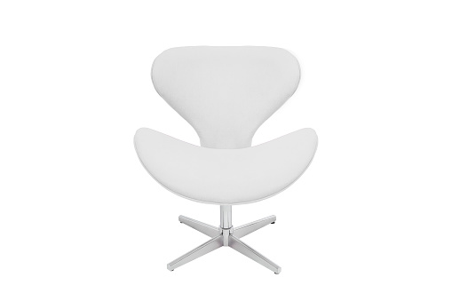 color armchair. Modern designer chair on white background.