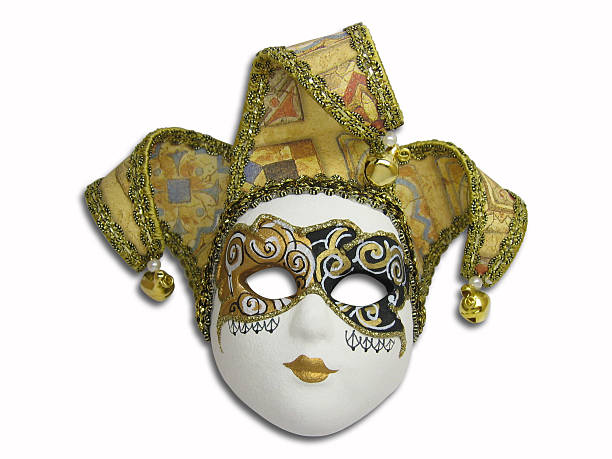 schöne venezianische maske - carnival mardi gras masqué costume stock-fotos und bilder