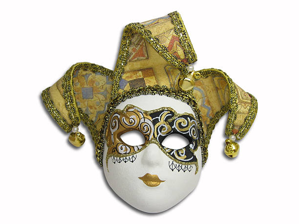 Beautifull venetian mask stock photo