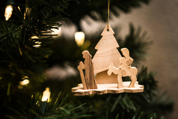 Christmas nativity ornament