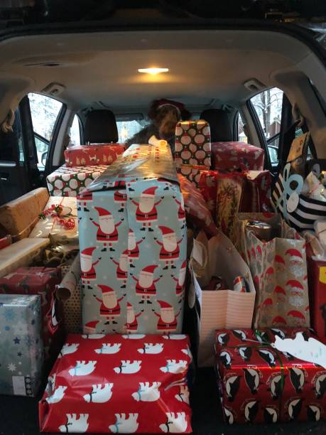 istock Christmas Presents traveling 899419574