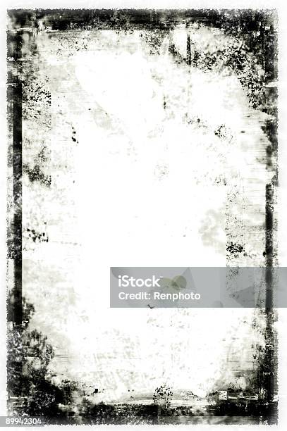 Grunge Border Stock Photo - Download Image Now - Multi-Layered Effect, Scratched, Black Color